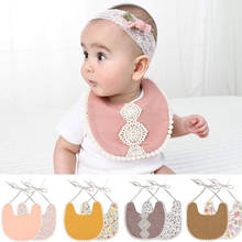 Baby Bibs Tassel Saliva Towel Cotton Cute Bib Dribble Bandana Scarf Boys Girls 1PC Double Side Bibs Vintage Newborn 2024 - buy cheap