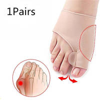 1Pair Pedicure Socks Big Bone Orthopedic Bunion Correction Silicone Hallux Valgus Corrector Braces Toes Separator Foot Care Tool 2024 - buy cheap