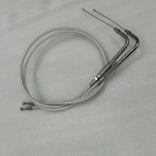Motorcycle throttle cable For Harley XL883 XL1200 X48 X 72 Dyna Fat boy breakout deluxe classic Road King 2024 - buy cheap