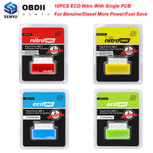 10PCS Double PCB ECO Nitro obd2 for Benzine/Diesel Cars obd2 ECU Programmer Scanner Tool Nitro for More Power Torque Fuel Save 2024 - buy cheap