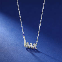 Ms s925 colares de ouro rosa prata pura zircão espiral torção grão pingente de prata esterlina jóias da moda 2024 - compre barato