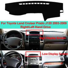 Car Inner Dashboard Cover DashMat Carpet Cushion Sun Shade For Toyota Land Cruiser Prado J120 2003 2004 2005 2006 2007 2008 2009 2024 - buy cheap