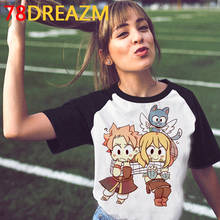 Женская футболка с принтом Fairy Tail, Винтажная Футболка большого размера с японской графикой 2024 - купить недорого