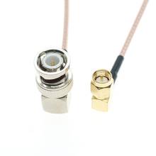 BNC Male Right Angle To SMA Male Right Angle  RA 90 Degree Connector RF Coaxial Cable RG316 Jumper Pigtail FPV 2024 - buy cheap