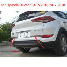 Car Stainless Steel Rear Trunk Lid Cover Trim /Tail Gate Protector Rear Trunk Trim Cover For Hyundai Tucson 2015 2016 2017 2018 2024 - buy cheap