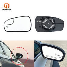 POSSBAY Car Rear View Side Heated Mirror Clear Glass Rearview Door Wing Mirror DS7Z17K707F DS7Z17K707A for Ford Fusion 2013-2020 2024 - buy cheap