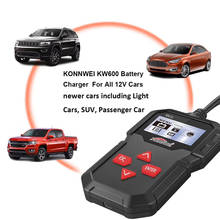 Probador de batería de coche, analizador Digital de batería de coche, herramienta de diagnóstico de batería de vehículo, multilenguaje, 12V 2024 - compra barato