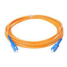 Cable de puente de fibra óptica, 1m/2m/3m/5m/10m SC/UPC-SC/UPC-SM 3mm, Parche de extensión de modo único 2024 - compra barato