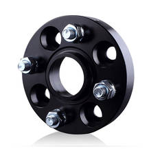 Espaçadores de roda de alumínio 108mm, adaptador para espaçador de roda de alumínio com flange para ford fiesta st mk7, 4x63.4 com 15/20/25/30mm 2024 - compre barato