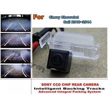 Cámara de Chip de pistas inteligentes para Chevrolet Sail 2010 ~ 2014, HD CCD, cámara de estacionamiento dinámica inteligente, vista trasera de coche 2024 - compra barato