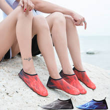 Мужская и Женская водонепроницаемая обувь; носки для плавания; обувь; Яркие летние пляжные кроссовки для йоги; пляжные тапочки; Sapato Aquatico Adulto Re 2024 - купить недорого
