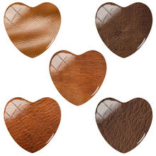TAFREE Heart shaped leather texture Pattern 25mm DIY Glass Cabochon Pattern Jewelry Accessories TX242 2024 - buy cheap