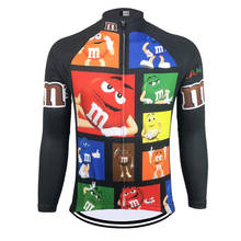 men Cycling Jersey NEW Long sleeves top bike wear cycling clothing Windproof Bicycle clothes winter fleece and no fleece MTB 2024 - buy cheap