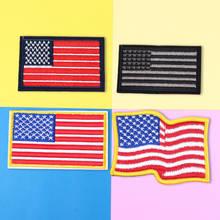 1PCS Flag series Patch for Clothing Embroidery United States the Flag Patches Jacket Applique Arm Badge Clothing accessories 2024 - buy cheap