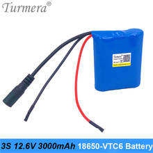 Paquete de batería de litio 3S, 10,8 V, 12,6 V, 3000mAh, batería recargable US18650VTC6, 3000mAh, 30A, con 3S, 40A, BMS para destornillador 2024 - compra barato