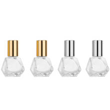 1pcs Glass Roller Bottle Mini Glass Bottles With Stainless Steel Roller Balls For Essential Oils Perfumes Aromatherapy 2024 - buy cheap