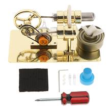 Hot Air Stirling Engine Motor Model, DIY Stirling Generator Engine Kits Metal 2024 - buy cheap