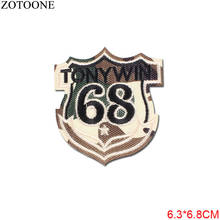 Military Logo Fashion Embroidered Patches for Clothing Iron on Clothes Patch Ironing DIY Applique Sew Stickers Fabric Badges G 2024 - buy cheap
