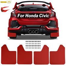 For Honda Civic Type R Type-R Type-S GX Mugen Si EK9 EP3 FD2 FN2 RR RC GT FK2 FK8 Mud Flaps Mudflaps Splash Guards Mudguards 2024 - buy cheap