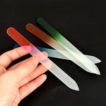 Профессиональные стеклянные пилки для дизайна ногтей, буферная пилка для УФ-лака, прозрачные шлифовальные насадки, инструменты для маникюра и украшения, 1 шт. 2024 - купить недорого