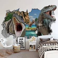 Custom 3D Photo Poster Wallpaper For Kids Room 3D Dinosaur Children Bedroom Kindergarten Living Room Background Mural De Parede 2024 - buy cheap