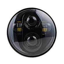 Faro LED para motocicleta Sportster, luz de 5,75 ", 5 y 3/4 pulgadas, color negro, personalizado, XL1200L, XL1200C, 1200, XL883, 883L, XL883R, 883 2024 - compra barato