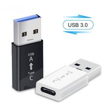 Adaptador tipo C A USB 3,0, convertidor USB C hembra A USB 3,0 A macho, conector tipo C para Huawei, Xiaomi y Samsung 2024 - compra barato