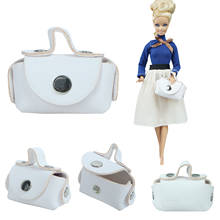 Fashion White Doll Bag Shoulder Shopping Handbag Make Up Bag Cute Purse Clothes Accessories for Barbie Doll 1/6 DIY Kids Toy 2024 - buy cheap