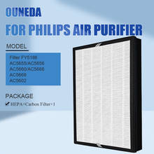 Philips-filtro de ar ativado e purificador de ar fy5186, ac5655 ac5656 ac5660 ac5666 ac5668 ac5602 2024 - compre barato
