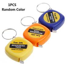 Mini Steel Tape Measure Children Height Ruler Keychain Easy Retractable Measure Tape Key Chain Small Tape Measure Random Color 2024 - buy cheap