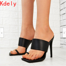 Sandalias de tacón alto con agujeros para mujer, zapatos de verano, nuevos 2024 - compra barato