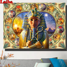 Ancient egypt pharaoh Diamond Painting DIY Diamond Embroidery Full Square Round drill diamond Picture mosaic puzzle wall decor 2024 - buy cheap