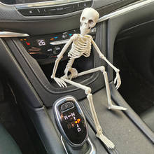 Rearview mirror pendant human 40cm skeleton model car decoration Halloween props Bones Car interior accessories 2024 - buy cheap