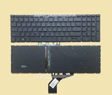 NEW US QWERTY Keyboard For HP Pavilion Gaming 15-ec 15Z-EC000 15-EC0001CA 15-EC0003CA 15-ec0001nq 15-ec0003nq Purple BACKLIT 2024 - buy cheap