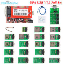 Herramienta de diagnóstico de UPA-USB OBD2, programador UPA USB V1.3, Sintonización de Chip ECU, novedad de 2020, con adaptador completo eeprom 2024 - compra barato