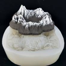 SN0117 PRZY Cement Concrete Molds Rockery Molds Silicone Mold Gypsum Desktop Decoration Snow Mountain Clay Resin Moulds 2024 - buy cheap