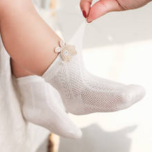 Calcetines tobilleros transpirables de malla de algodón fino con dibujos animados para bebé, niño y niña, 12 par/lote 2024 - compra barato