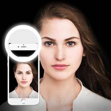 Portable Selfie Photography Ring Lamp Smartphone Beauty Make up Light Night Darkness Selfie Enhancing For Phone Fill Lighting 2024 - buy cheap