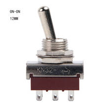 Toggle Switch DPDT Red 6 Pin ON-ON 10A/125V 5A/250V   CQC UL ROHS Silver Point New Free Shippng  Toggle Switch 2024 - buy cheap