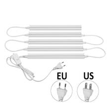 Lámpara LED con enchufe europeo para debajo del armario, tubo de luz T5 de 110V, 220V, para cocina, armario, decoración de dormitorio 2024 - compra barato