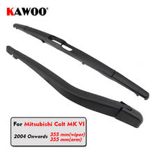 KAWOO-escobillas de limpiaparabrisas trasero de coche, limpiaparabrisas de ventana trasera, brazo para Mitsubishi Colt MK 5 Hatchback (2004-), 355mm, accesorios de coche 2024 - compra barato