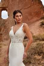 2021 Fashion Wedding Dresses V Neck Lace Appliques Mermaid Bridal Gowns Custom Made Open Back Sweep Train Wedding Dress 2024 - buy cheap