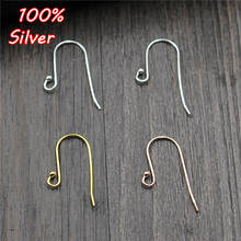 2pair French 925 Silver Color DIY Findings Ear Hook For Jewelry Making Accessories Hook Earrings Supplies Wholesale 2024 - buy cheap