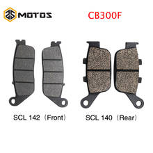 ZS MOTOS For Honda CB300F 2013 2014 2015 Motorcycle Front Disc Brake Pad and Rear Disc Brake Pads Set 2 Pairs Semi-metal Racing 2024 - buy cheap