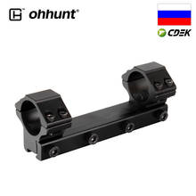 ohhunt 12cm Medium Profile 11mm Dovetail .22 Airgun 25.4mm 1 inch Scope Rings with Stop Pin For Hunting Rifle Scope Mount 2024 - buy cheap