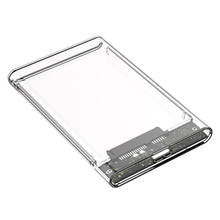 2.5 inch Transparent SSD HDD Case SATA to USB 3.0 Micro-B Adapter Hard Drive Enclosure Mobile Case HDD External Enclosure Box 2024 - buy cheap