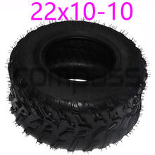 Pneu a vácuo de 10 polegadas, 22x10, pneu externo, 4pr, para praia de quatro rodas, carro, gokart, atv, utv buggy 2024 - compre barato