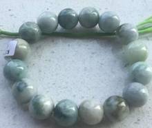 Free shipping  Certified 100% Natural A JADE Jadeite 13 mm bead Elastic bracelet 2024 - buy cheap