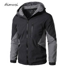 DIMUSI мужская куртка-бомбер, осенняя Повседневная Верхняя одежда, пальто с капюшоном, модные, приталенные, дышащие куртки, мужская одежда 2024 - купить недорого