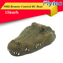 Flytec-Barco de cocodrilo a Control remoto V002, juguete de simulación, 2,4 GHz, 15 km/h 2024 - compra barato